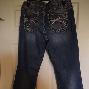Silver bootcut jeans